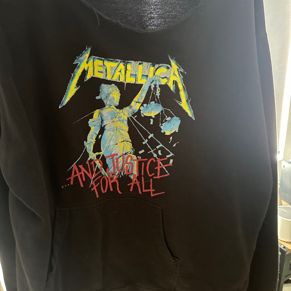 Metallica …and justice for all Black Graphic sweatshirt